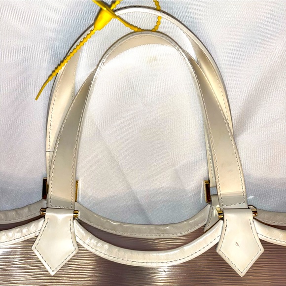 ❌SOLD❌  Louis Vuitton Epi Plage Clear Vinyl PVC & White Leather Tote Large - Picture 9 of 17